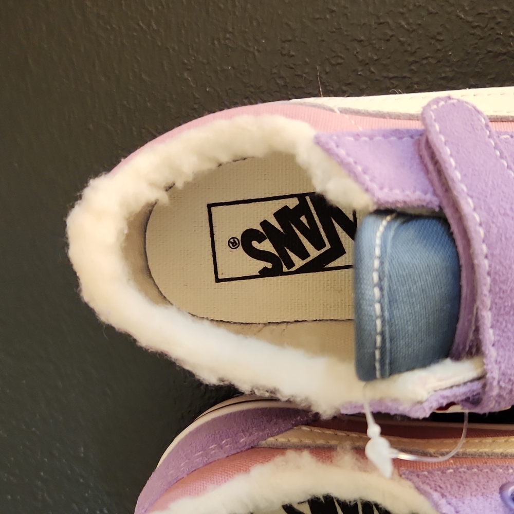 Vans kids suede sherpa multi color 10 - Picture 2 of 5